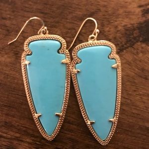 Kendra Scott Turquoise Skylar Earrings